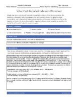 Model Self-Reported Indicator Submission – Concurrent Enrollment