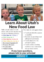 New Food Law Flyer