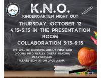 October 2023 Kindergarten Night Out