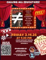 PI DAY MOVIE FLYER