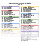 PLC Calendar
