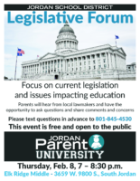 Parent University Legislative Forum 2018