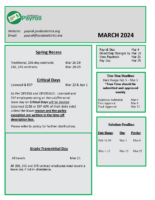 Payroll Newsletter March 2024