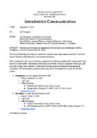 Professional Development Memo for Compliance Follow-up