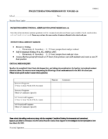 Projected Staffing Needs Survey 2024-25