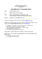 RISE Updates for 9-12th Grades