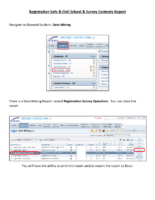 Registration Survey Opt-In Skyward Report