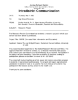 Research Project – SHINE (Sun-safe Habit Intervention and Education)