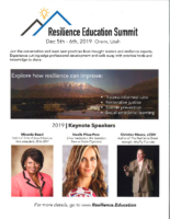 Resilience Education Summit Flyer