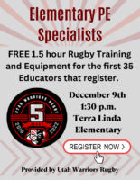 Rugby Training Elementary PE