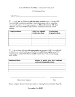 (SEND THIS FORM TO NADINE) School CPR Verification Form Due 11.15.25 (Fillable)