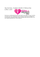 Save the Date H&W Day 2027