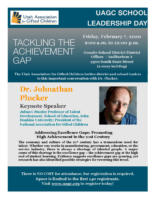 School Leadership Day – Dr. Jonathan Plucker