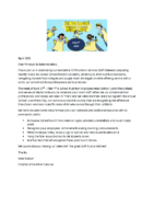 School Lunch Hero Letter