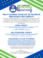 Self Guided Tour of 3D Science – Register for Credit