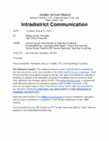 Sex Education Updates – HB 281