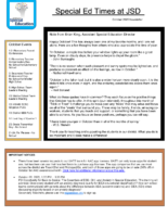Special Ed Oct ’25 Newsletter