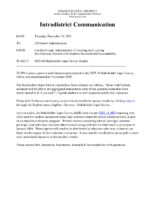 Stakeholder Input Survey Results