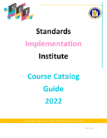 Standards Implementation Course Catalog Guide