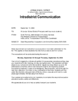 State Required Bus Evacuations 2025-26