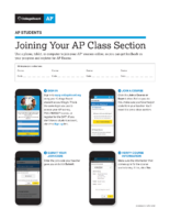 Students – Joining Your AP Class Section