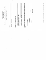 Summer Location Form