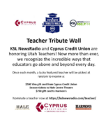 Teacher Tribute Wall