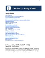 Testing Bulletin_Elementary