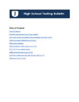 Testing Bulletin_High