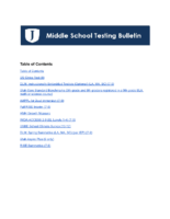 Testing Bulletin_Middle