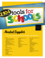 Tools For Schools Poster