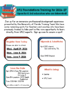 UFLI Training Flyer Open for all schools