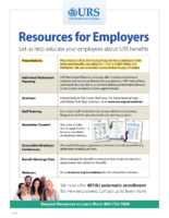 URS Resources for Employers