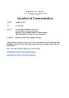 Utah Parent Center & JSD Transition Workshop