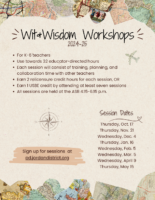 Wit & Wisdom Workshop Flyer